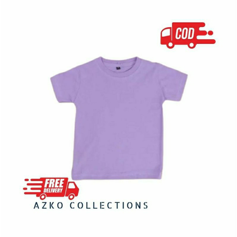 Kaos Polos anak / Kaos Polos katun 30s / Kaos Lengan pendek anak - Ungu