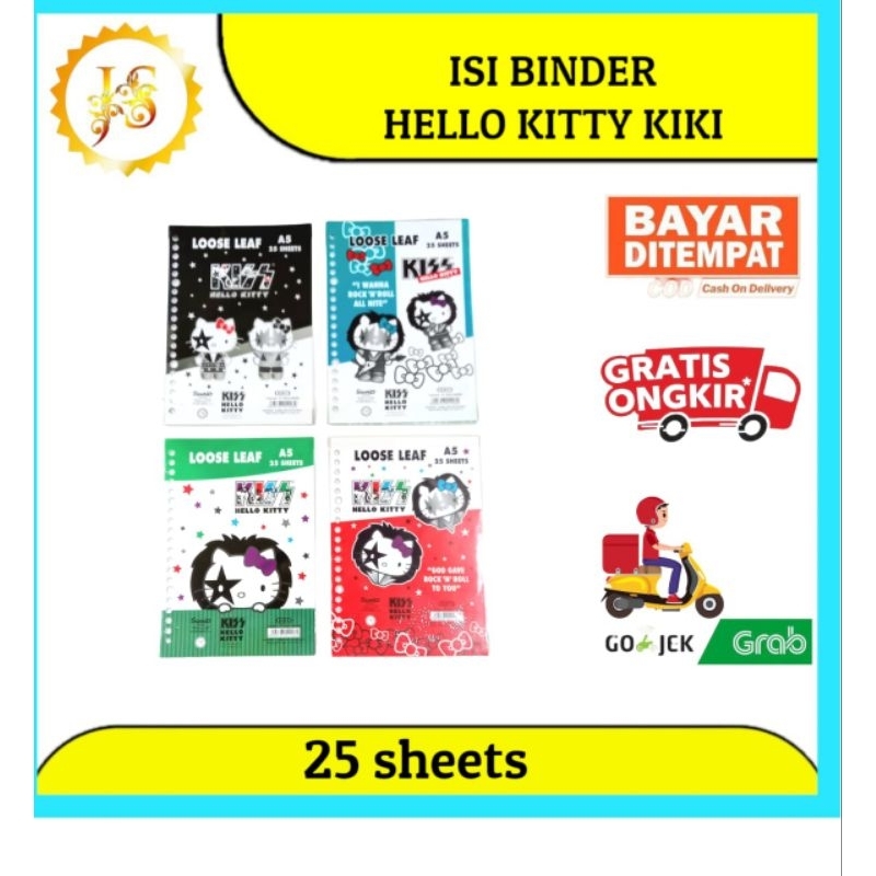 

ISI BINDER KIKY MOTIF HELLO KITTY