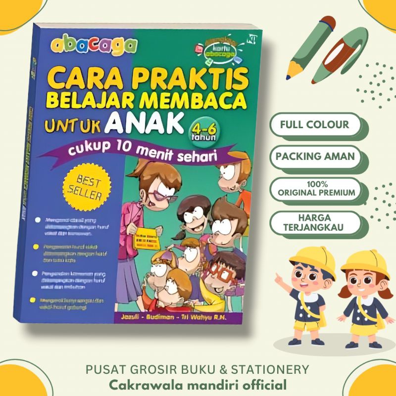 BUKU ABACAGA  FULL COLOUR ORIGINAL
