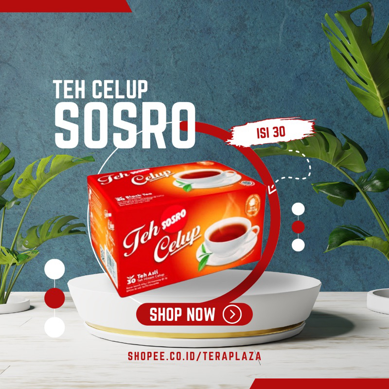 

Teh Celup Sosro 30 Bags - Teh Hitam berkualitas - Tea Bag