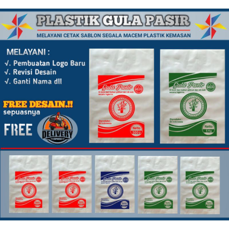 SABLON PLASTIK GULA PASIR