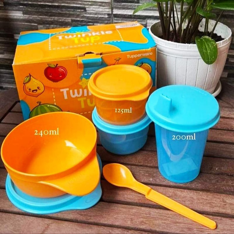 twinkle tup l baby lunch set l tempat makan bayi l tepak makan l tupperware