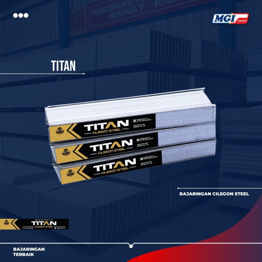 BAJA RINGAN SNI CILEGON STEEL STICKER TITAN 0,75mm