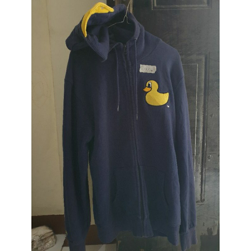 Hoodie pancoat biru dongker