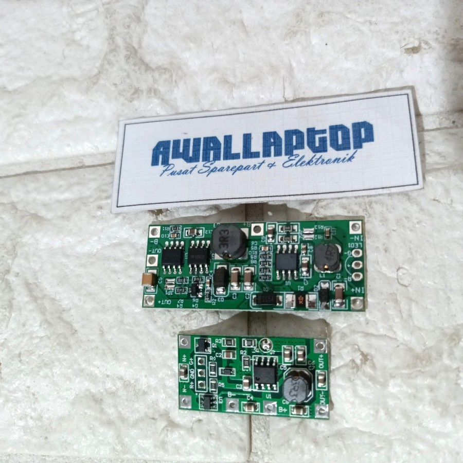 modul ups mini 5v 12v 1A baterai 3.7v to 5v 12volt router