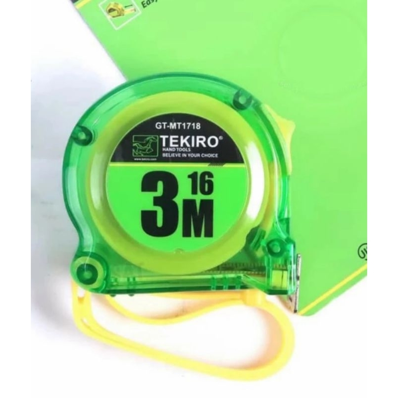 Meteran 3 meter transparan TEKIRO