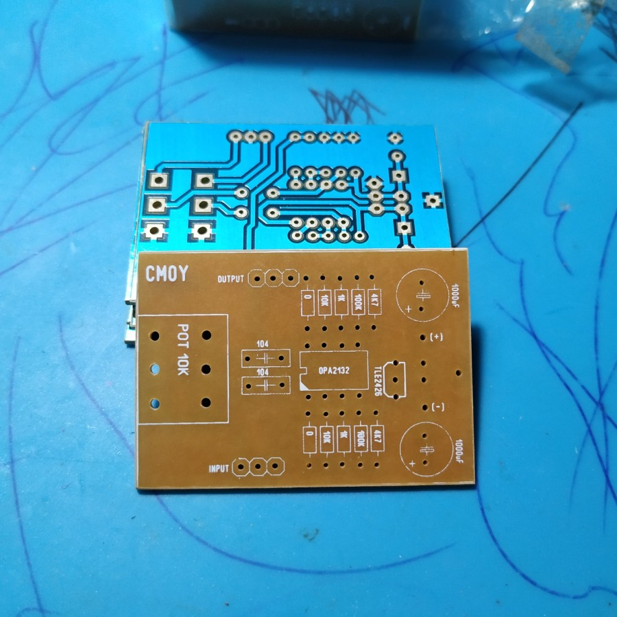 PCB Headphone Amplifier CMOY