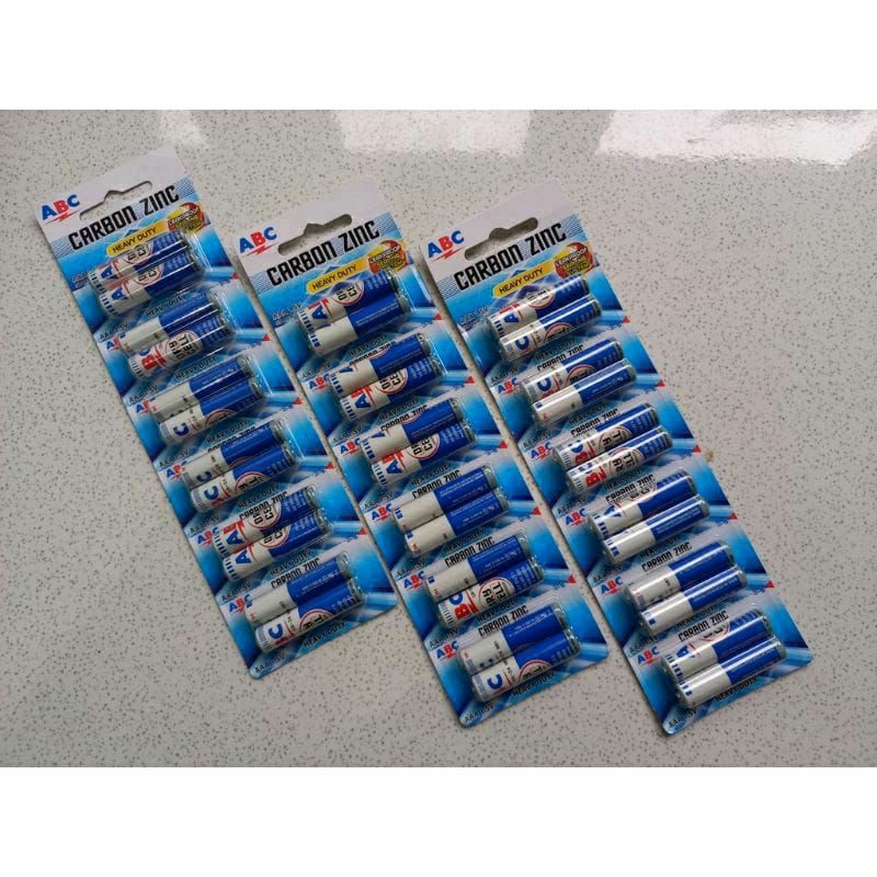 (1pak isi 6 pasang) BATU ABC |BATERAI ABC A3 |BATERAI