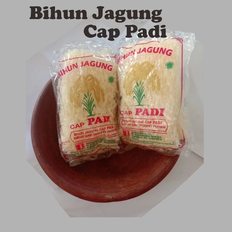 

Bihun jagung Cap Padi kemasan plastik UK 200gr