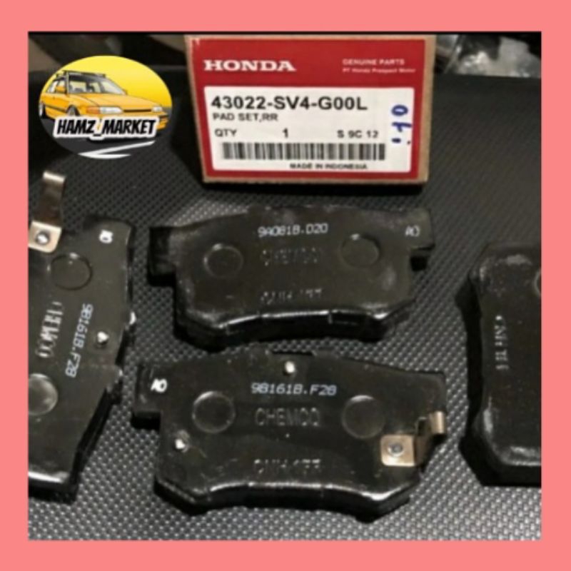 Kampas Rem Belakang Civic 2013-2016, Civic FB