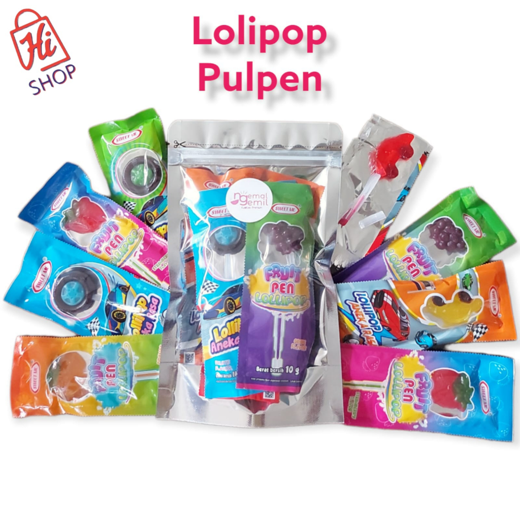 

Lolipop Pulpen Lolipop Fancy Lolipop Rasa Buah Bentuk Lucu Kualitas Premium