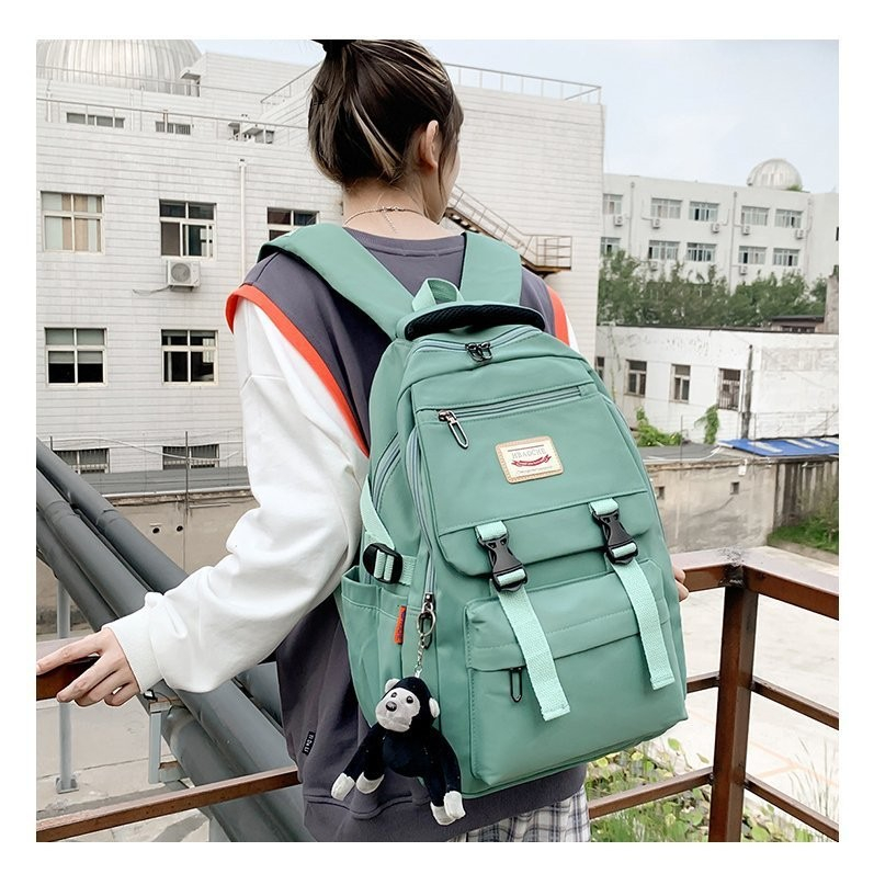 Tas ransel BACKPACK sekolah murah kekinian remaja korea M2P6 anti maling Muat Laptop multifungsi kul