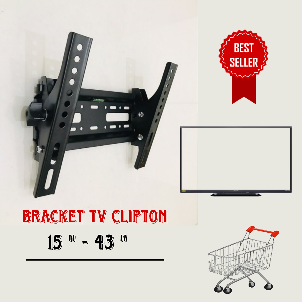 Bracket TV Clipton 15-43 Inch best seller