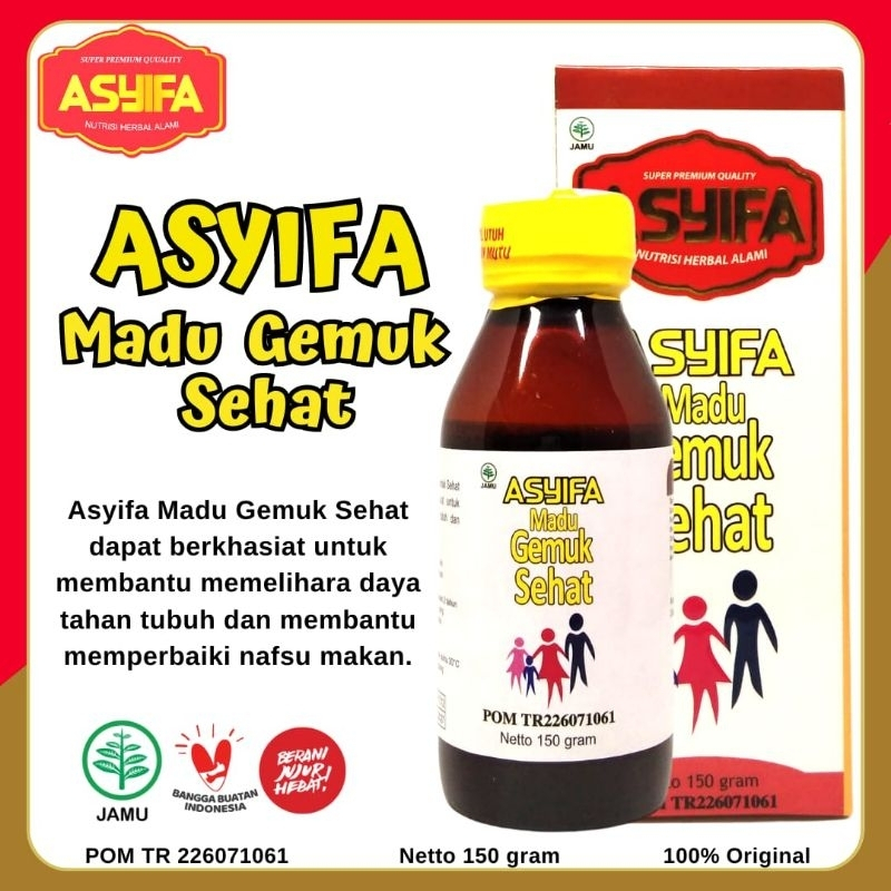 

Madu GEMUK ANAK SEHAT Asyifa Madu Memperbaiki Nafsu Makan Anak