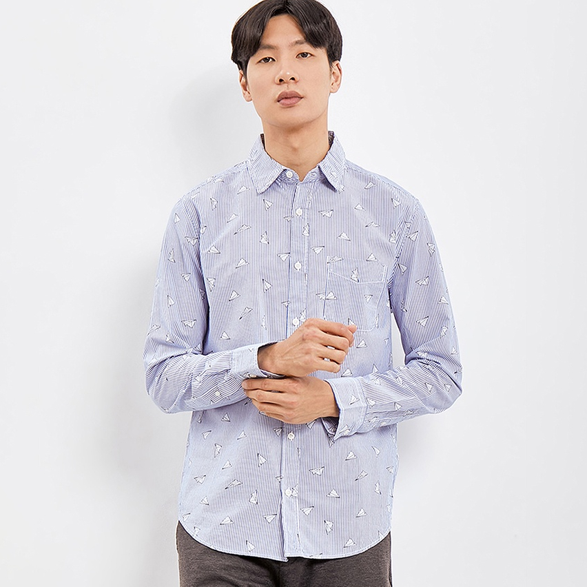 JOY SHADE Kemeja Pria Lengan Panjang - DION Shirt Cotton Aeropostale