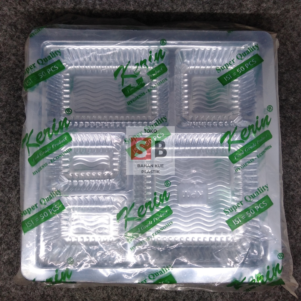 MIKA DUS NASI 20 x 20 MIKA KOTAK NASI 20 x 20 MIKA SEKAT 5 (50PCS)