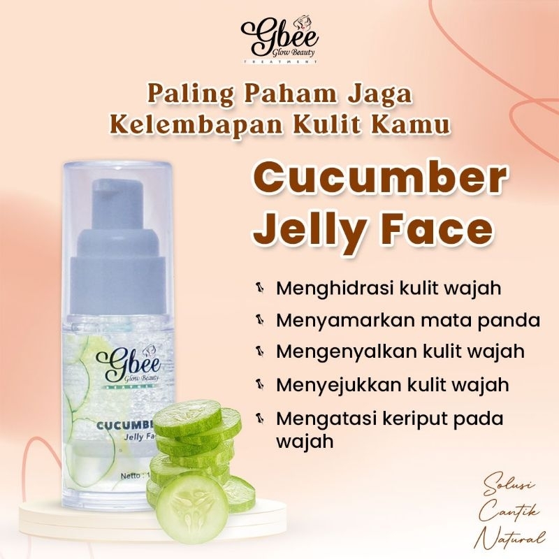 Cucumber jelly face