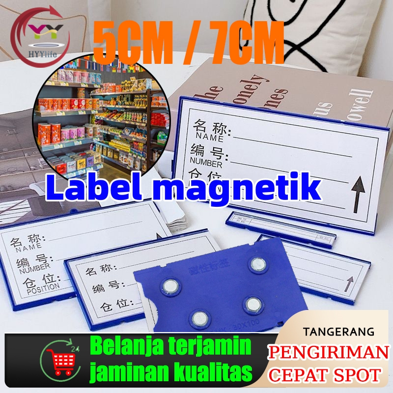 

Magnetik Label Harga/Price Tag Holder /Price Tag Card Price Tag Holder Minimarket Price Tag Label Holder