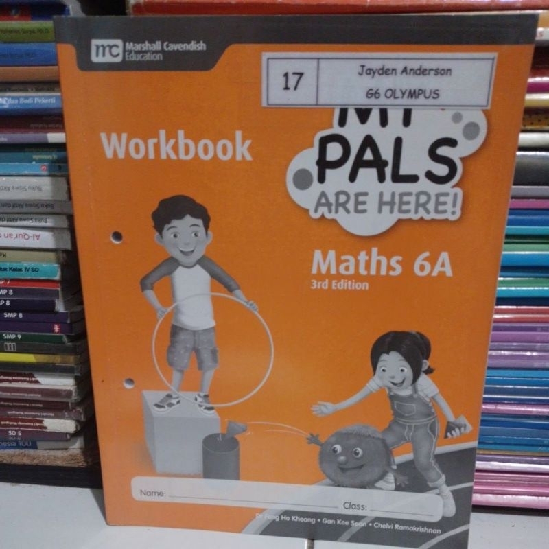 Buku My pals are here maths 6A workbook