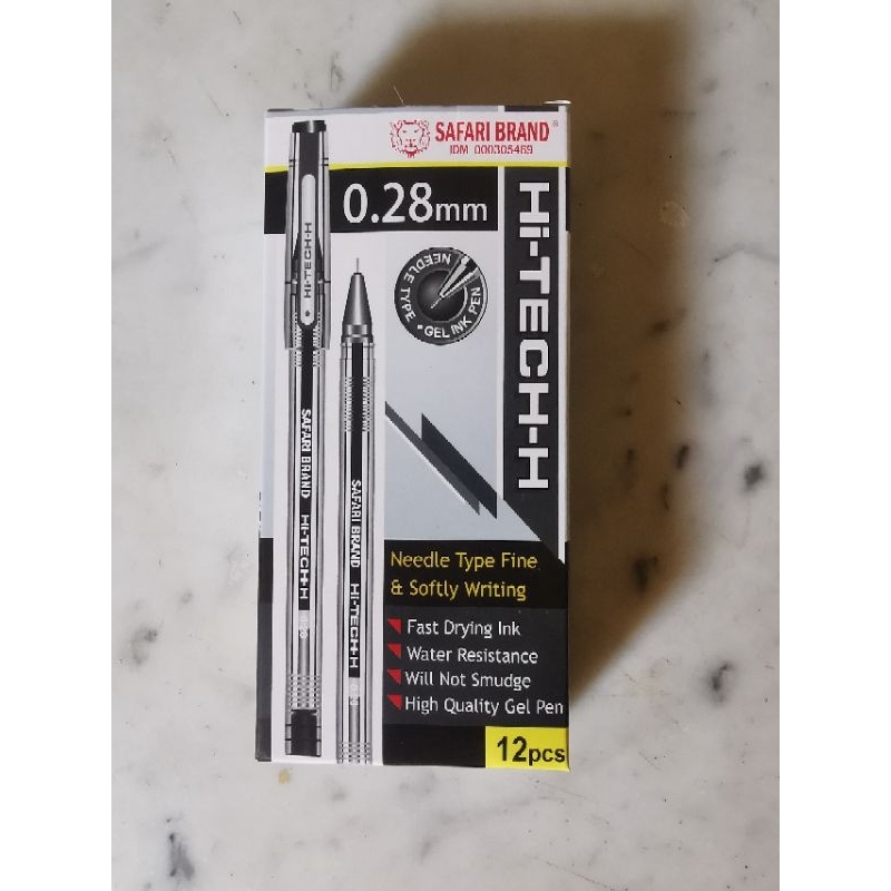bolpen hitech safari 0.28 per 1 dusin
