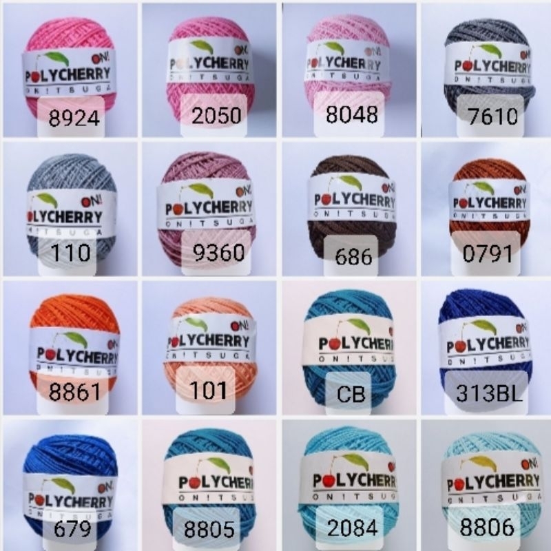 RK Paket Rajut Pemula + Benang Polycherry Alat Rajut Set Lengkap Pemula Set Alat Rajut Pemula