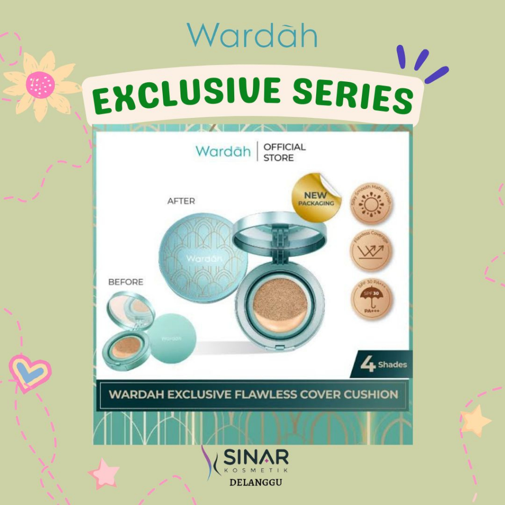 Wardah - Exclusive Flawless Cover Cushion - Cushion - BB Cream - CC Cream