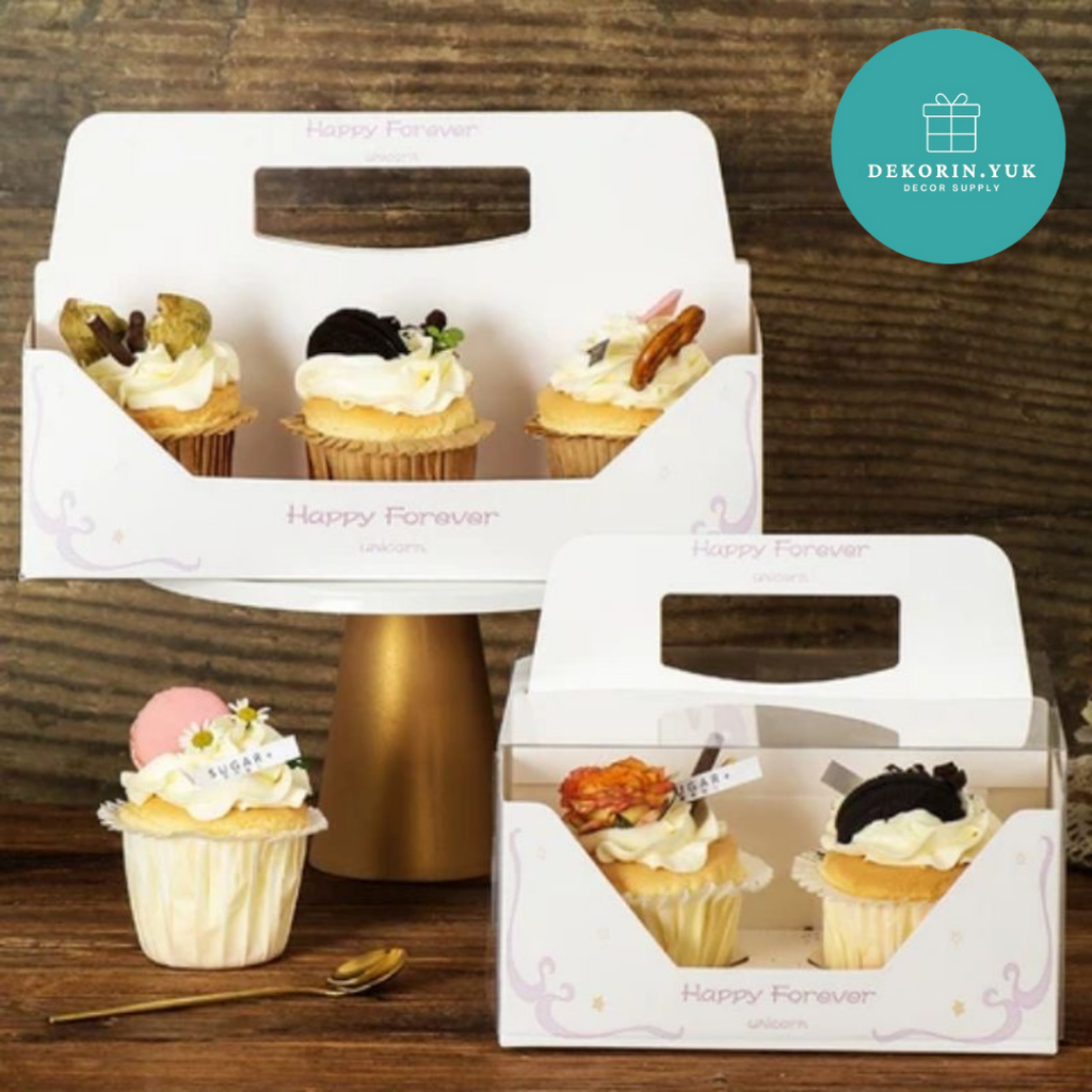 BOX MIKA CUPCAKE box mika kue ulang tahun kemasan mika packaging kue hampers ultah MIKA KUE