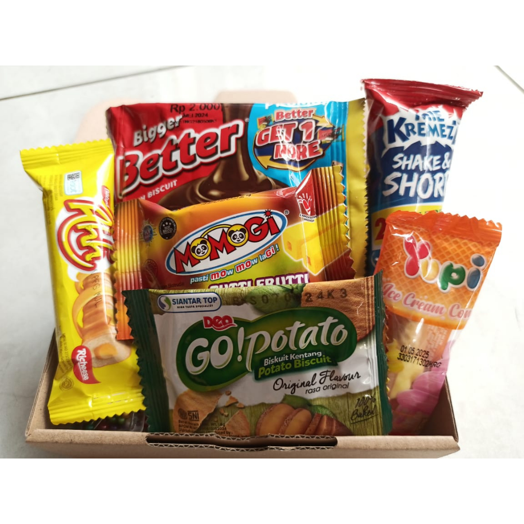 

[PAKET CEBAN] SNACKBOX/GIFTBOX/CEMILAN/JAJANAN/KADO/HADIAH