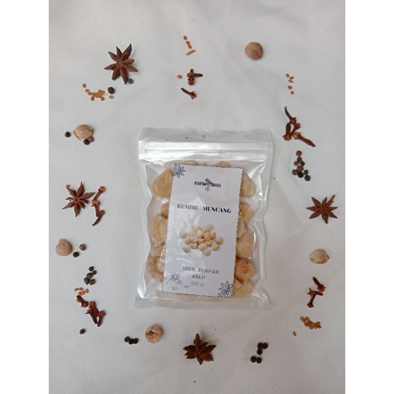 

Kemiri / Muncang 50gr & 100gr