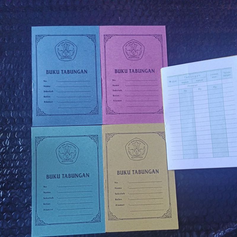 

Buku tabungan sekolah arisan per 10buku