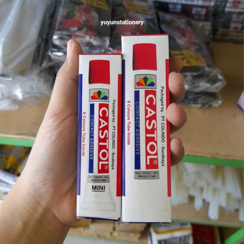 

Castol Lem Contact Adhesive Tanggung 21cc & Mini