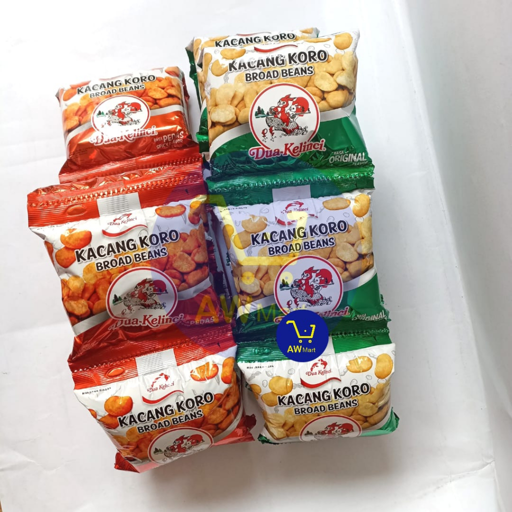 

KACANG KORO DUA KELINCI RENCENG (ISI 10 SACHET X 14 GRAM ) - DUA KELINCI KACANG KORO ORIGINAL DAN PEDAS RENCENG ISI 10SACHET