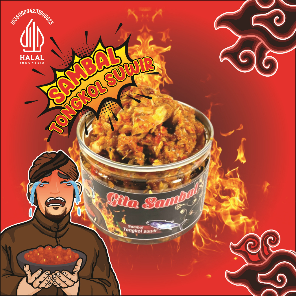 

Sambal Olahan Gila Pedas Tongkol Suwir SPICY / Sambel Makanan Homemade Kemasan Tradisional (HOT, Guriih , Lezat dan Enak)