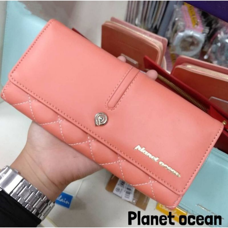 DOMPET WANITA CHATELAIN MILK TEDDY PLANET OCEAN ORIGINAL