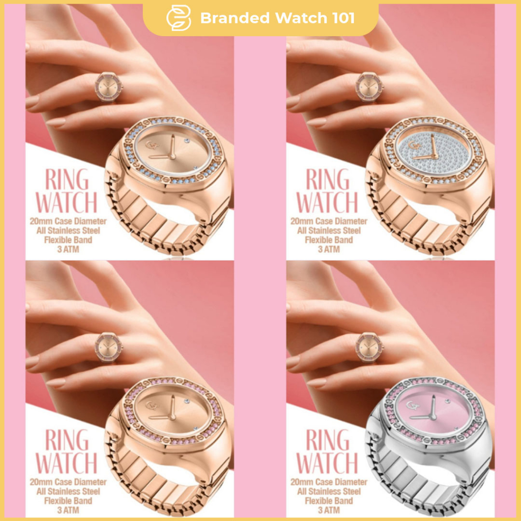 ORIGINAL Jam Tangan Wanita Model Cincin Alexandre Christie AC 2B05 / AC2B05 / 2B05 / AC 2B06 / AC2B0