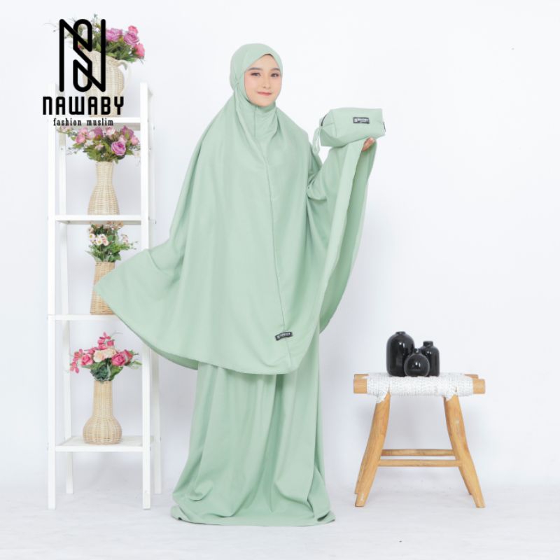 NAWABY - Mukena Traveling Zunaira 2in1 Katun Premium