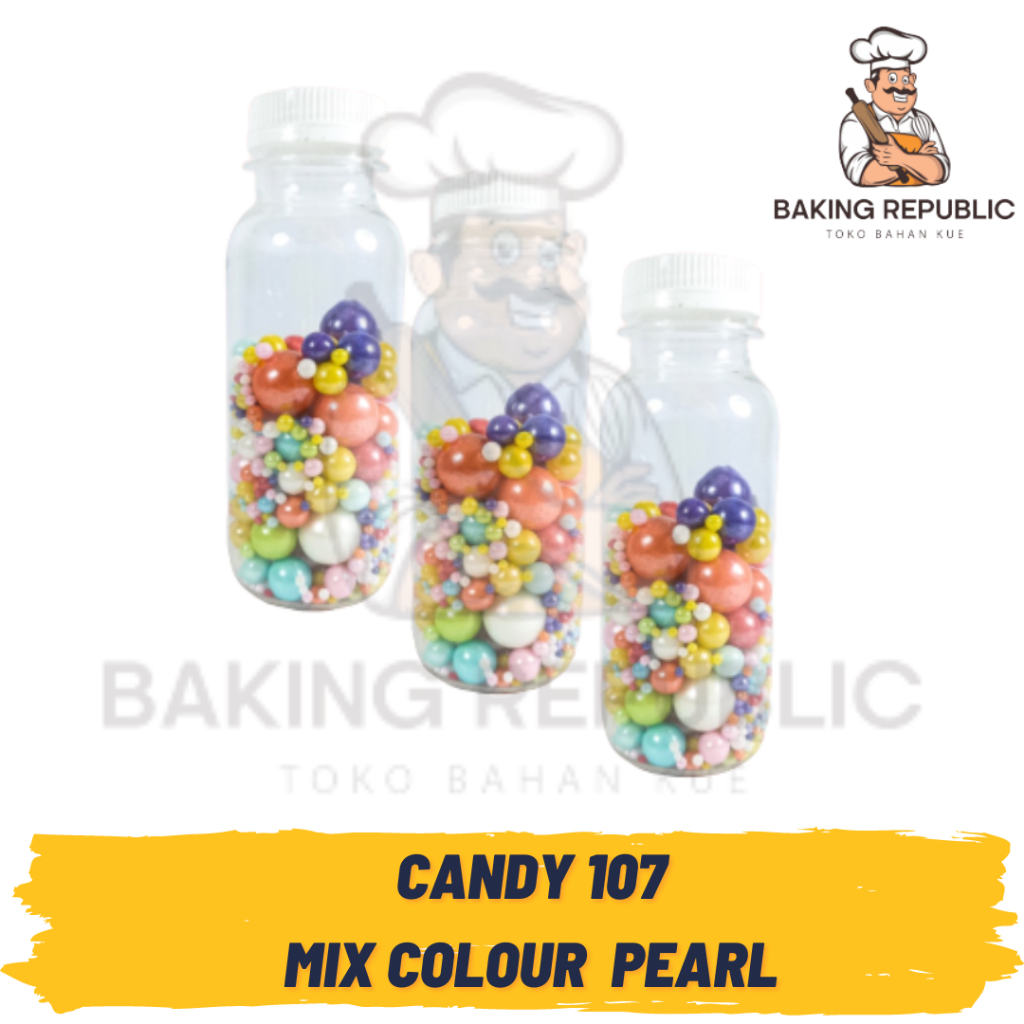 

CANDY 107 | MIX COLOUR PEARL | 65 GRAM | HIASAN KUE ULANG TAHUN | TART DESSERT