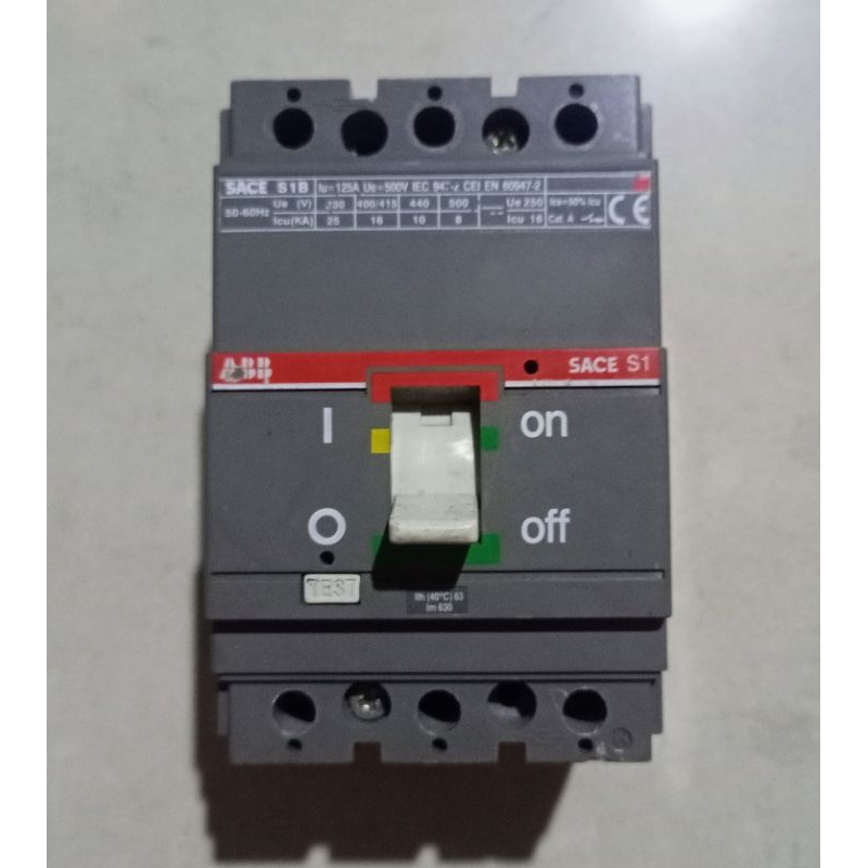MCCB ABB sace S1B 125A