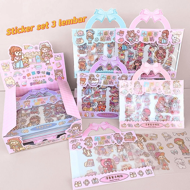 

STICKER MOMO SET 3 LEMBAR, STIKER KUROMI SET, STIKER MOMO 3 LEMBAR