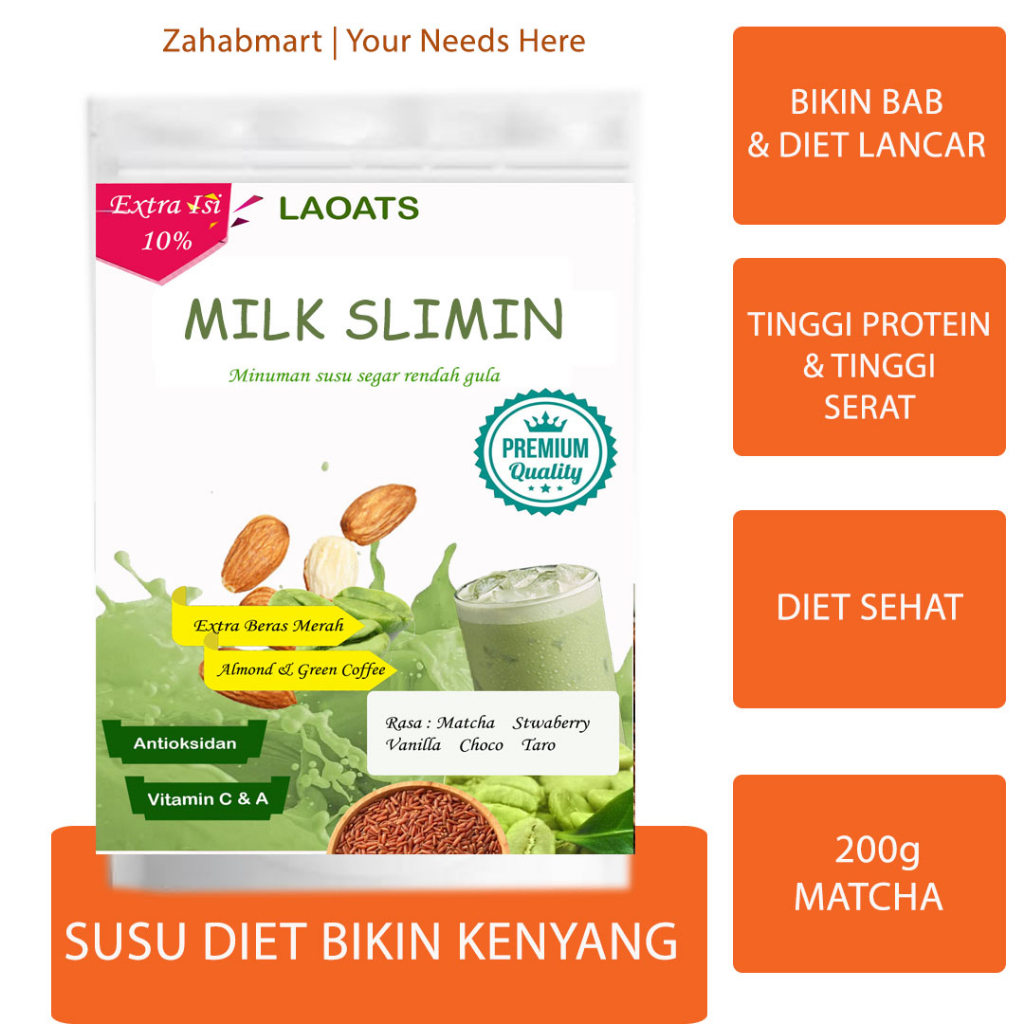 

Susu Diet Pelangsing Badan Penurun Berat Badan Minuman Diet Sehat Rendah Lemak Laoats