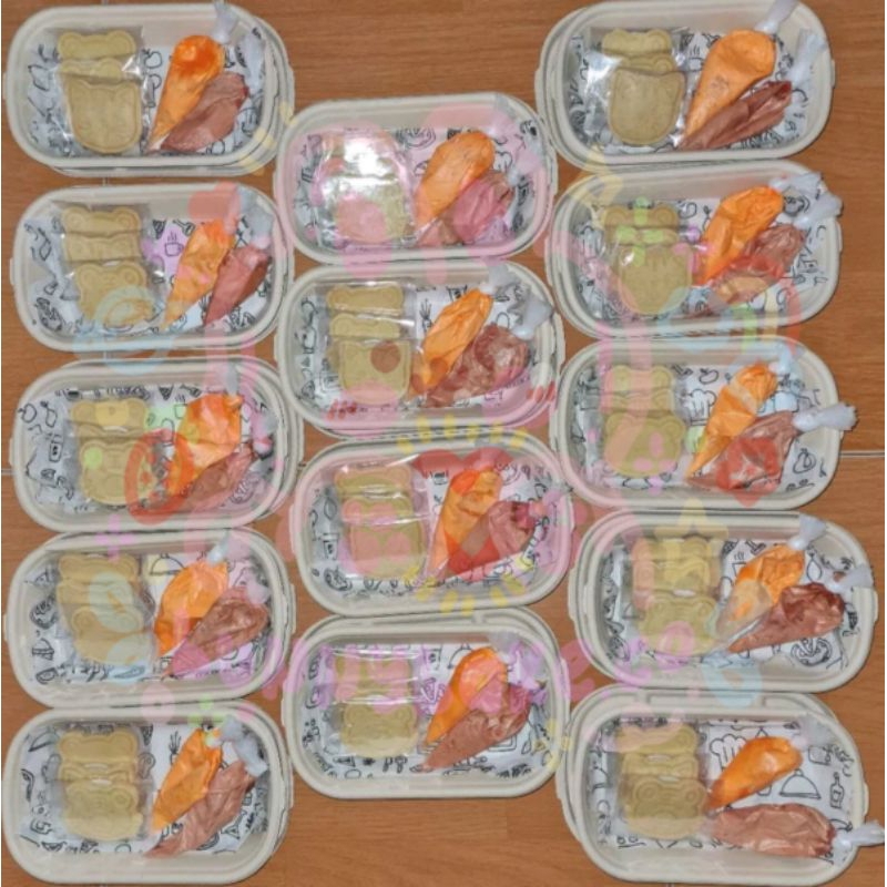 

DIY COOKIES KIT HAMPERS 3 COOKIES 2 ICING FOR BIRTHDAY EVENT OR KIDS ACTIVITY