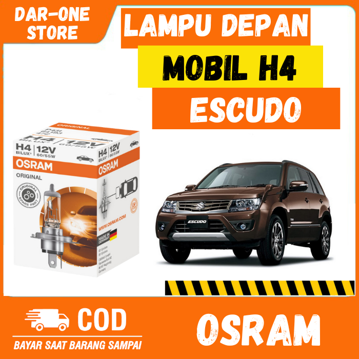 LAMPU DEPAN MOBIL H4 SUZUKI ESCUDO ORIGINAL OSRAM