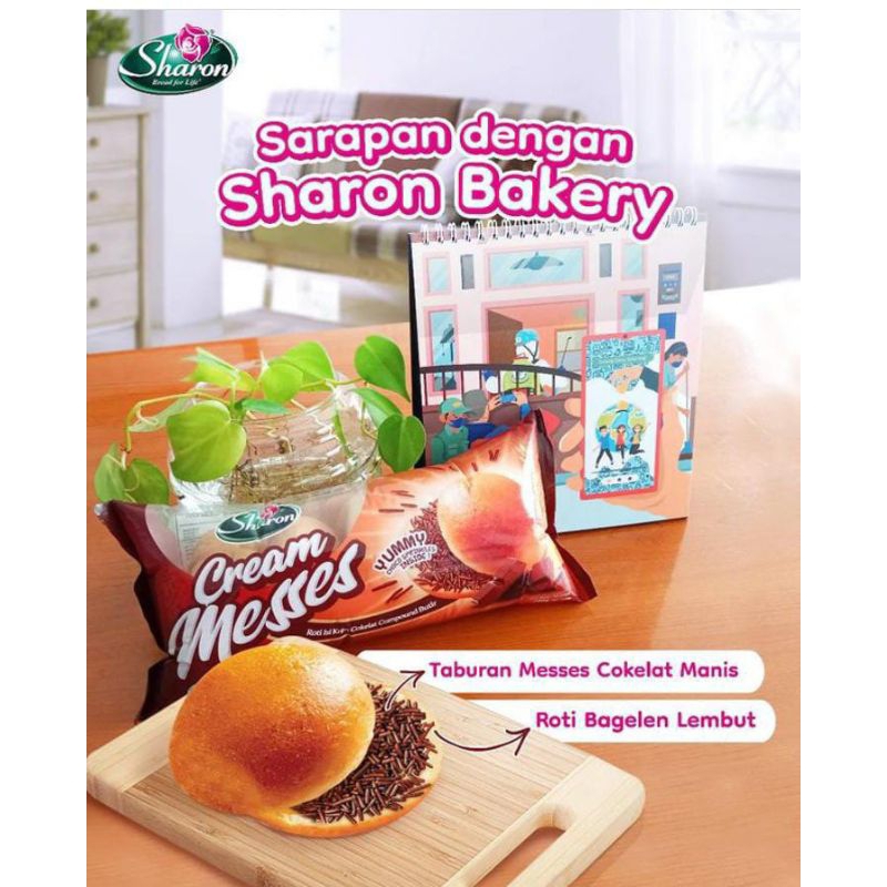 

Sharon Roti Cream Meses 200gram isi 5pcs