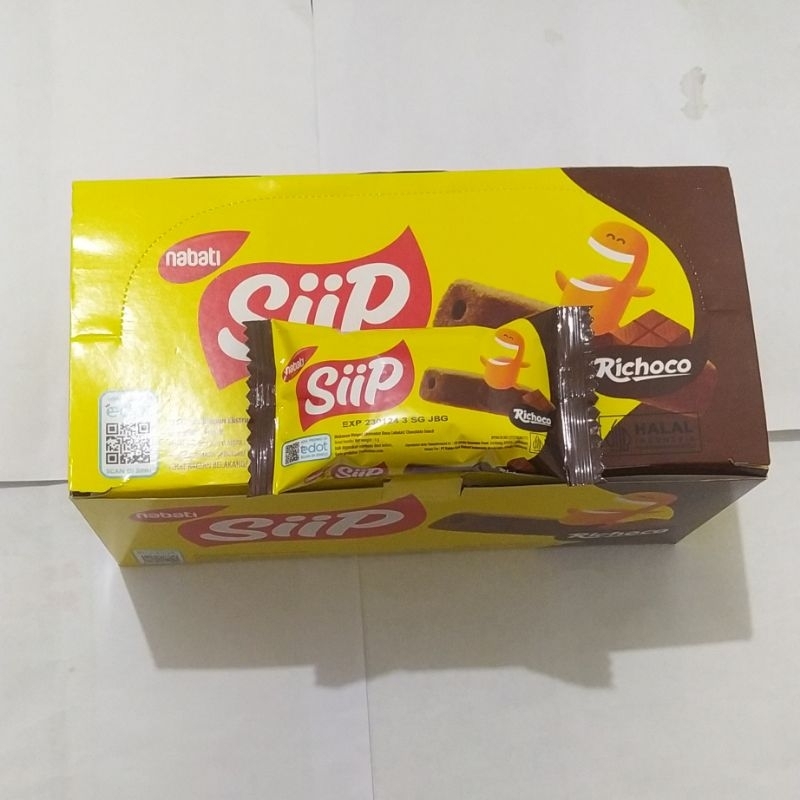 

Nabati sip 6 gr rasa coklat atau sip 500 coklat