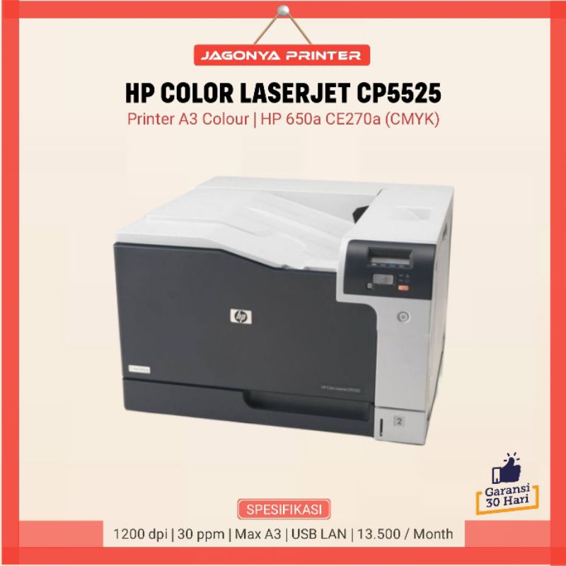 HP Color Laserjet CP5525  Printer Warna A3