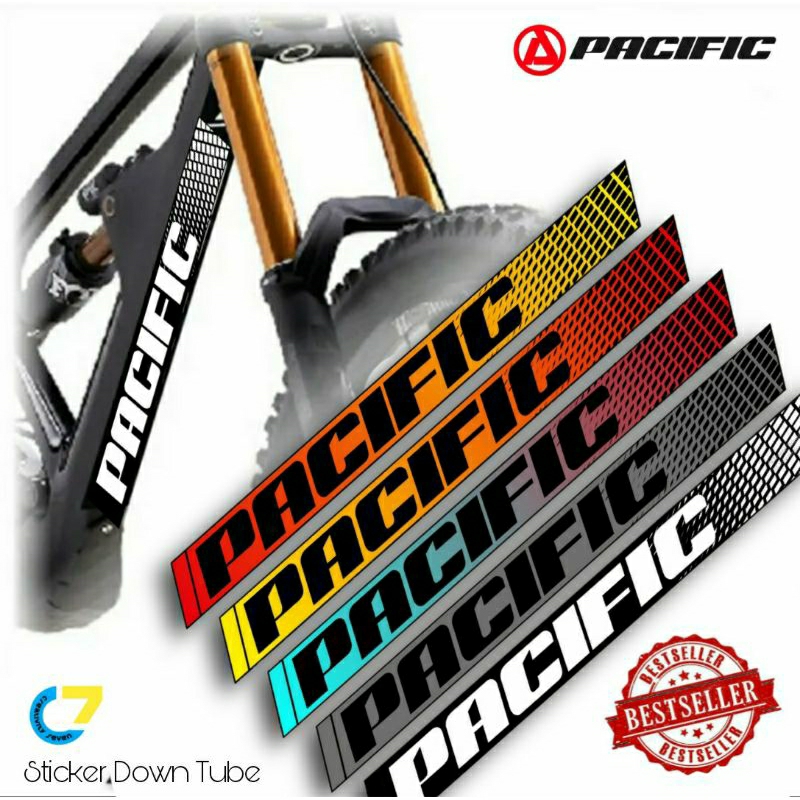 Sticker Downtube - Sticker sepeda - Sticker Frame Sepeda - Sticker