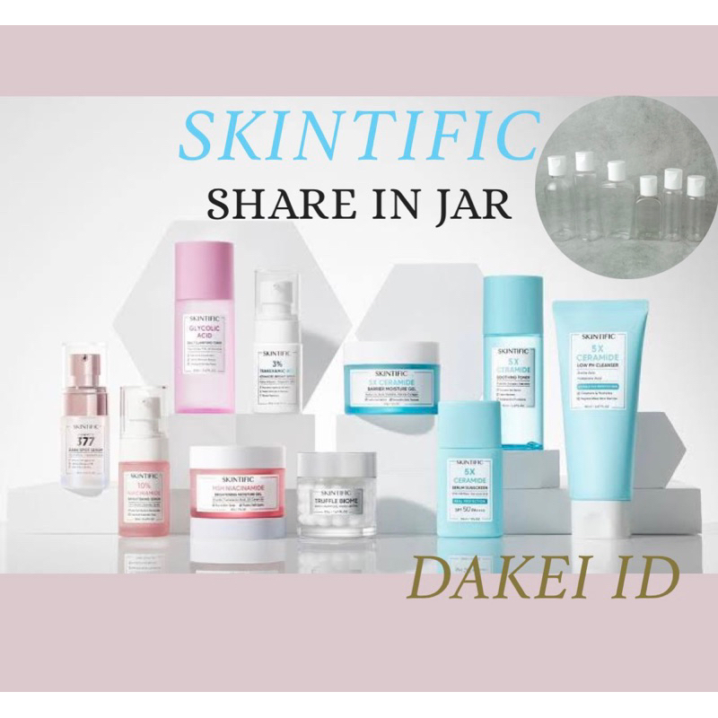 [SHARE IN JAR] SKINTIFIC 5X Ceramide | MSH Niacinamide | Truffle Biome | Panthenol | Serum 377 Niaci
