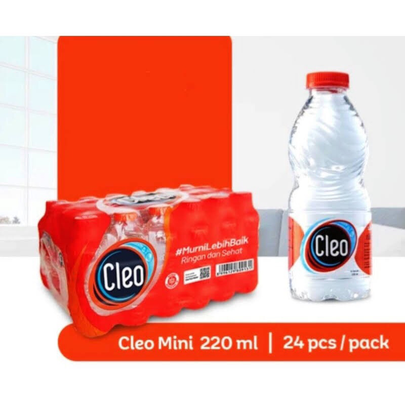 

Cleo Botol Mini Smart 220 ml (isi 24 pcs)