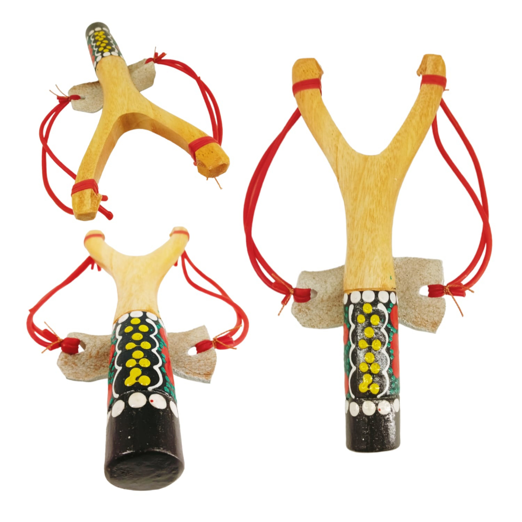 Ketapel Kayu / Plintengan Kayu Painting Mainan Tradisional Anak Murah, Kuat dan Awet