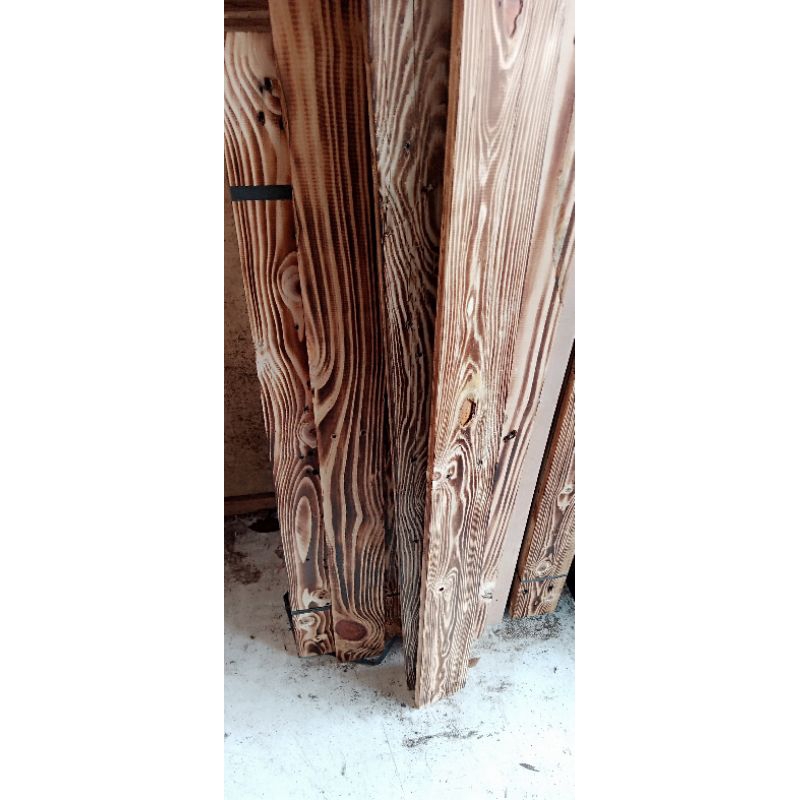kayu jati Belanda ukuran lebar 10 cm× tebal 1,5cm× panjang 100cm,